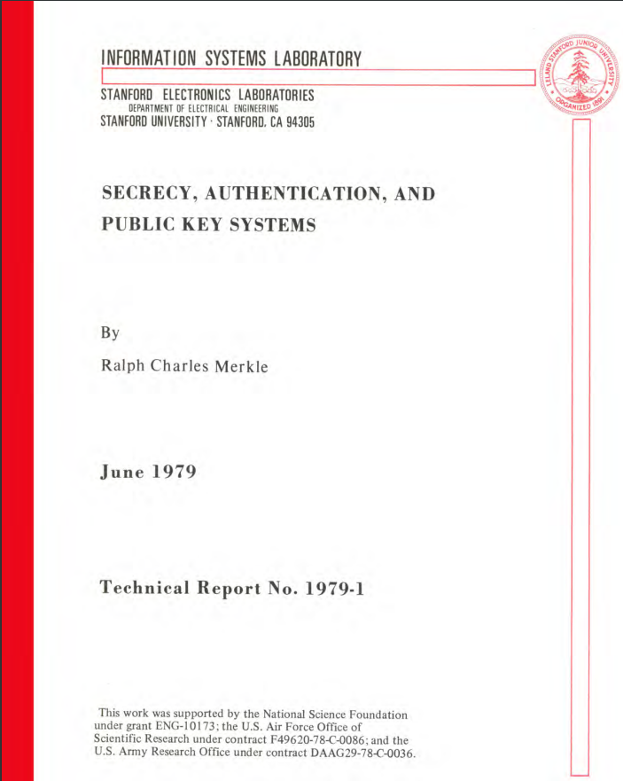 Secrecy Authentication And Public Key Systems