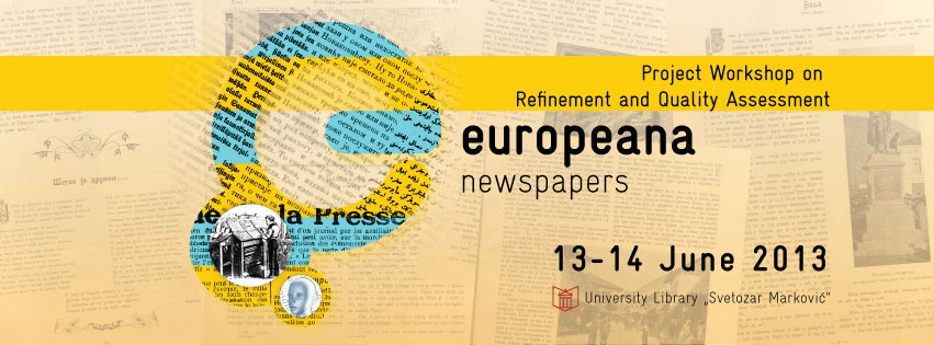 UnivSMBeogradEuropeanaNewspapers